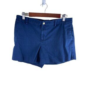 Lauren Ralph Lauren Blue Cotton Chino Shorts Women's Size 10